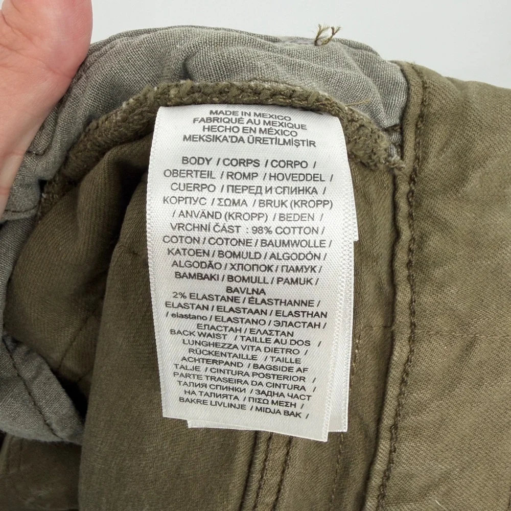 Polo Ralph Lauren 38x32 (39x31.5) Olive Green Stretch Cotton Straight Leg Jeans